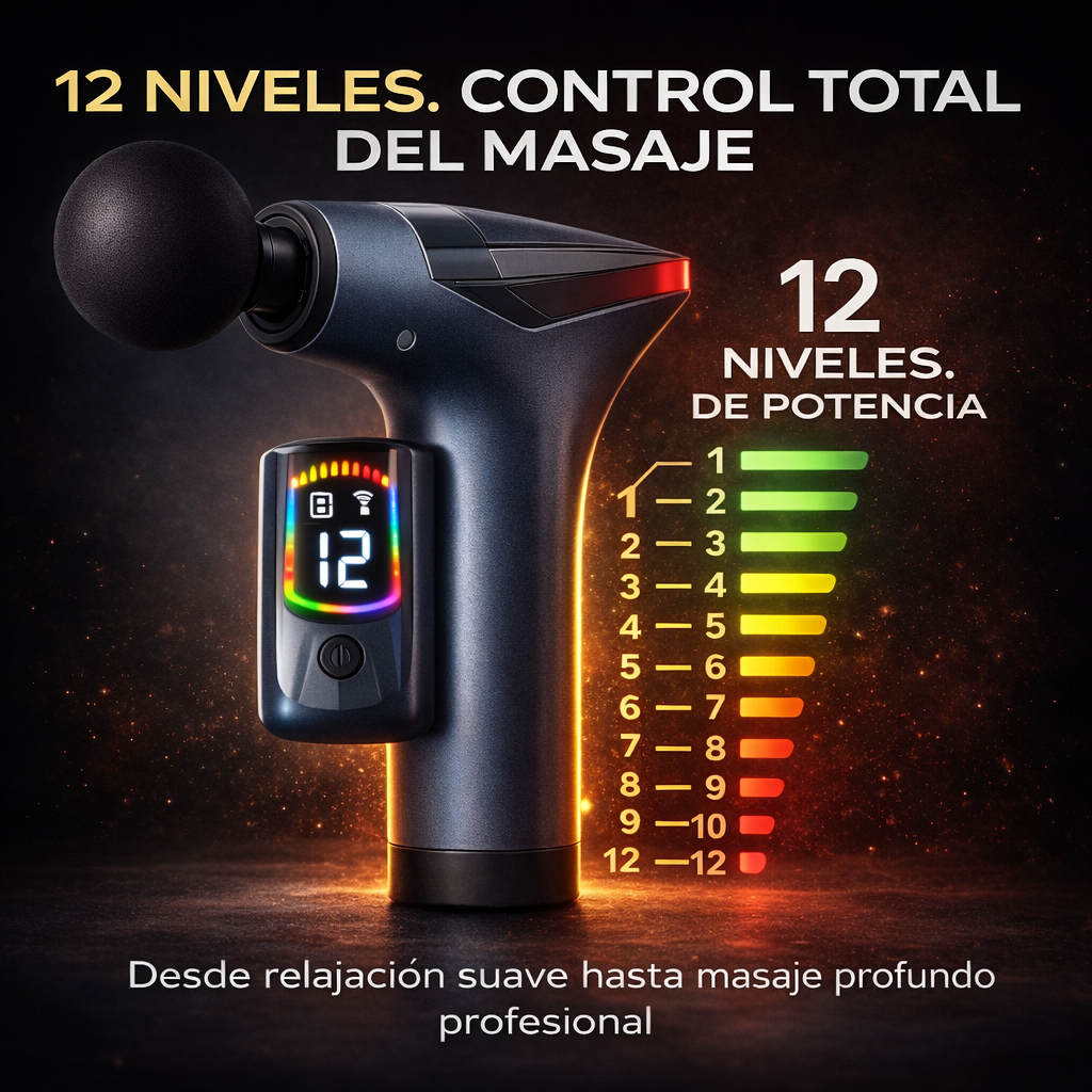 Masajeador Multifunción MuscleX Pro