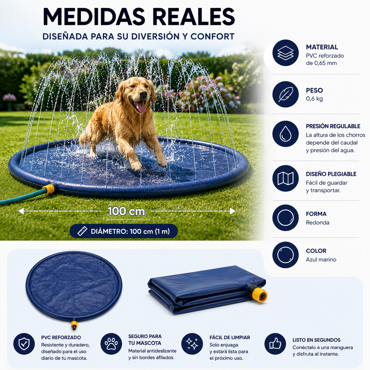 Piscina mascotas AquaPaws Pro™