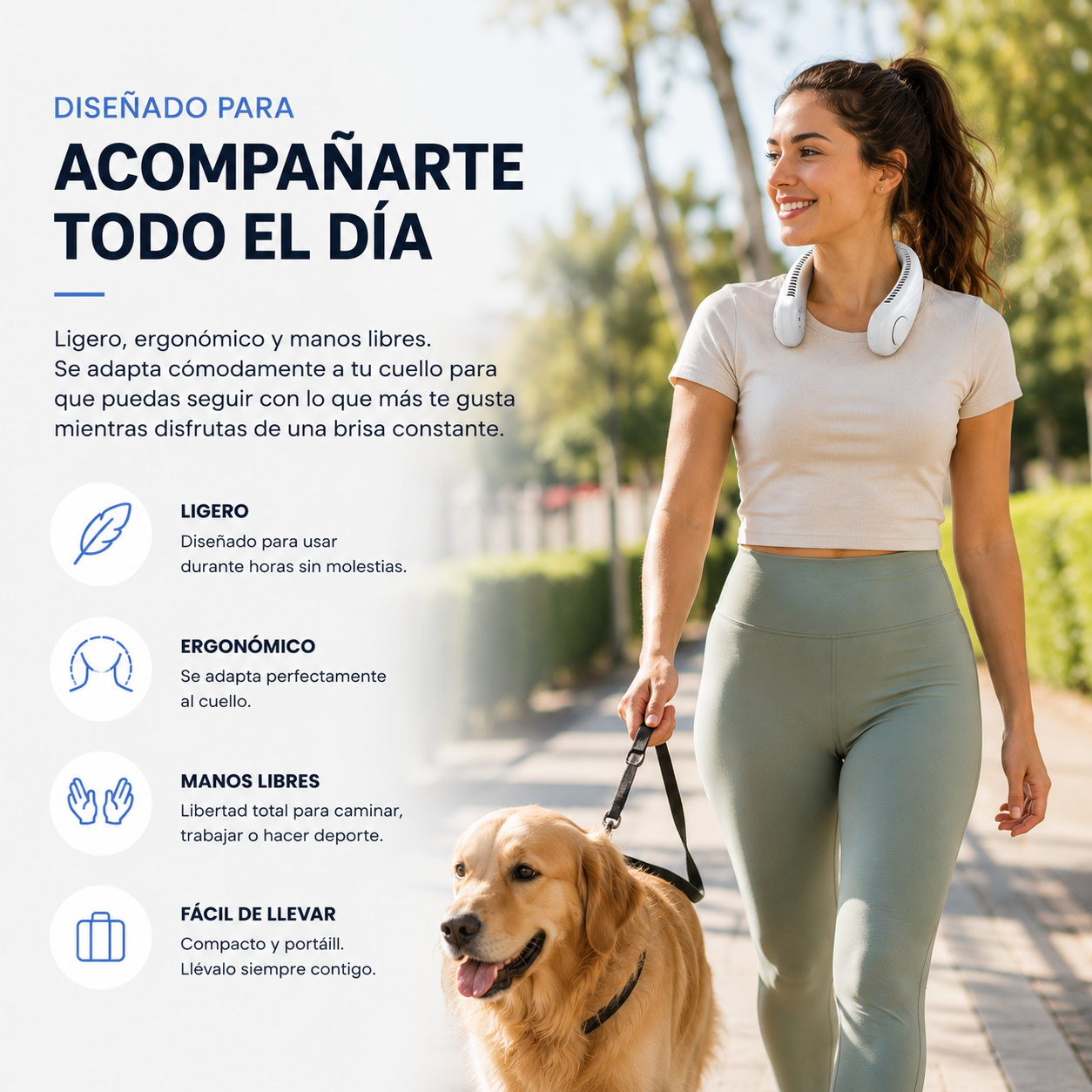 AirFlow Pro™ Ventilador Portátil