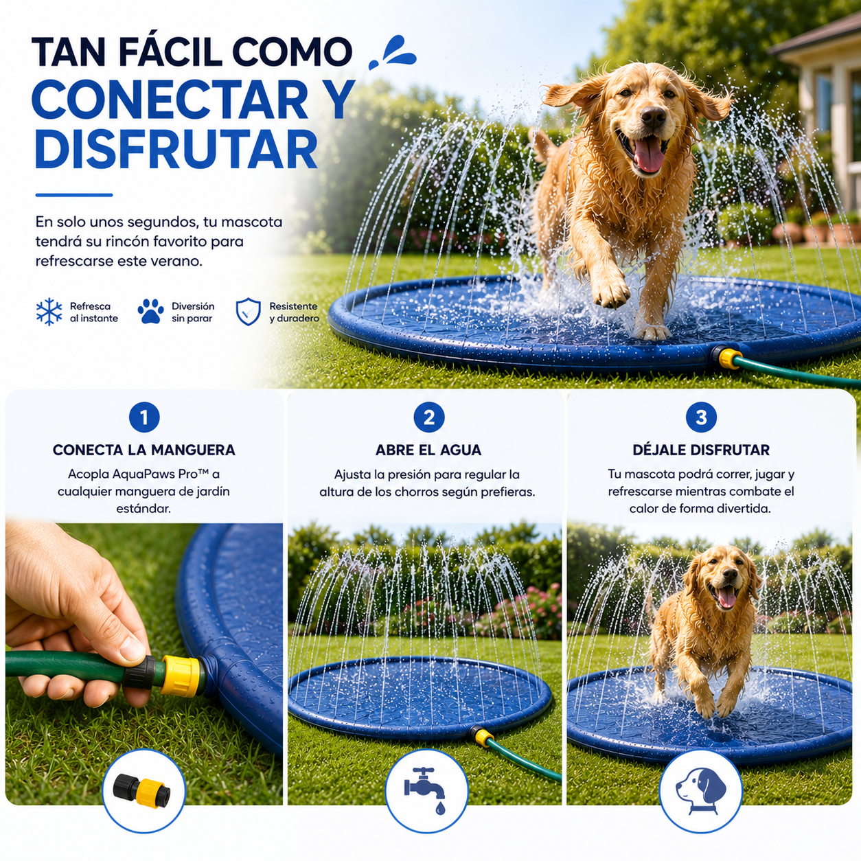 Piscina mascotas AquaPaws Pro™