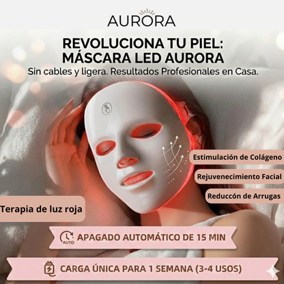 Máscara Facial LED AURORA