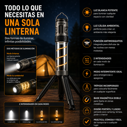 Linterna Lumex Camp Pro Antimosquitos