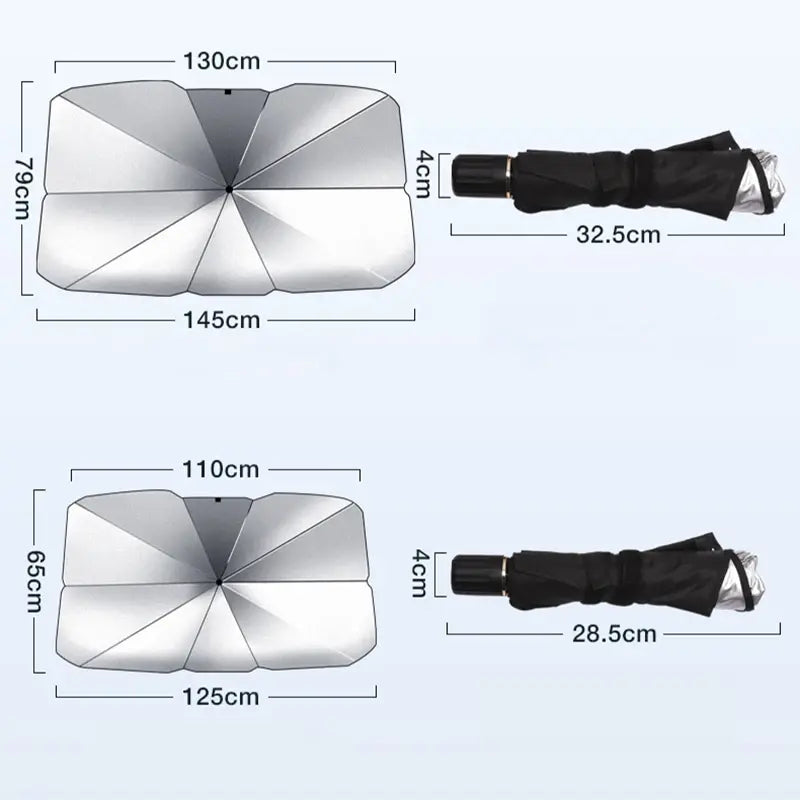 SunShield Pro™ Parasol coche