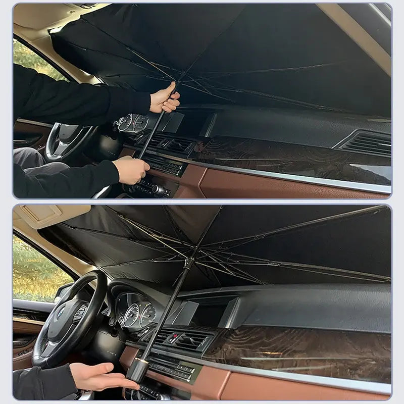 SunShield Pro™ Parasol coche